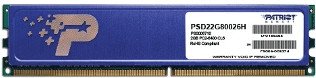 Patriot Signature 2 Go DDR2 PC2-6400 CL6 (PSD22G80026H)