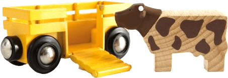 Brio Wagon avec une vache (triés, 33406)