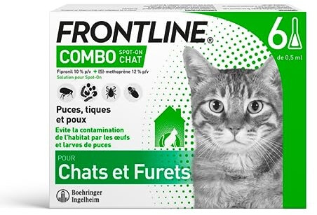 Frontline Combo Spot-on chat 6 pipettes