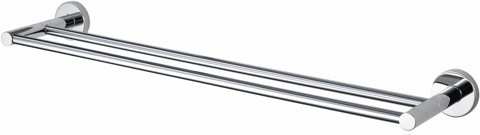 Haceka Kosmos Chrom DoubleTowel Holder (80 cm)