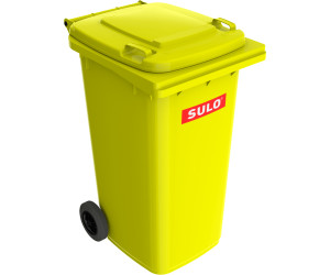 1 x SULO Abfalltonne Mülltonne Müllbehälter Mistkübel Dranktonne 240 Liter Grau 