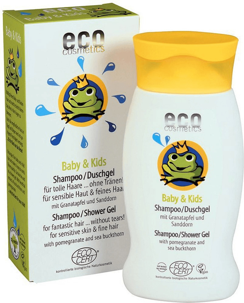 Eco Cosmetics Shampoing et gel douche pour bébé argousier et grenade (200 ml)