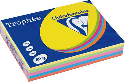 Clairefontaine Trophée papier, A4,80g/qm, pastel (1703C)
