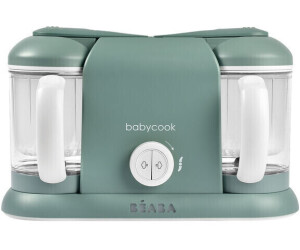 BEABA Robot Bébé Babycook Duo Blanc & Argent - Cuiseur mixeur bébé - Achat  moins cher