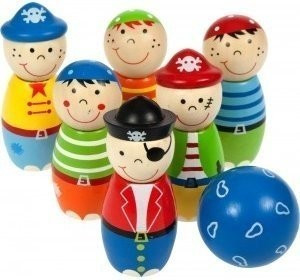 Bigjigs Jeu de quilles Pirates