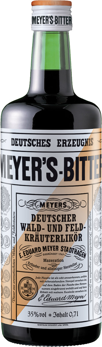 Meyer\'s Bitter Wald- & Feldkräuterlikör 0,7l 35% ab 15,95 € |  Preisvergleich bei