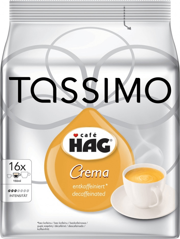 Tassimo HAG Crema Decaffeinated (5, 5 x 16 T-Discs )