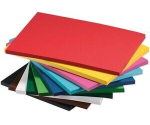 10 Farben glatte Oberfläche mehrfa 125 Blatt Folia Tonkarton 160g/m² DIN A2 