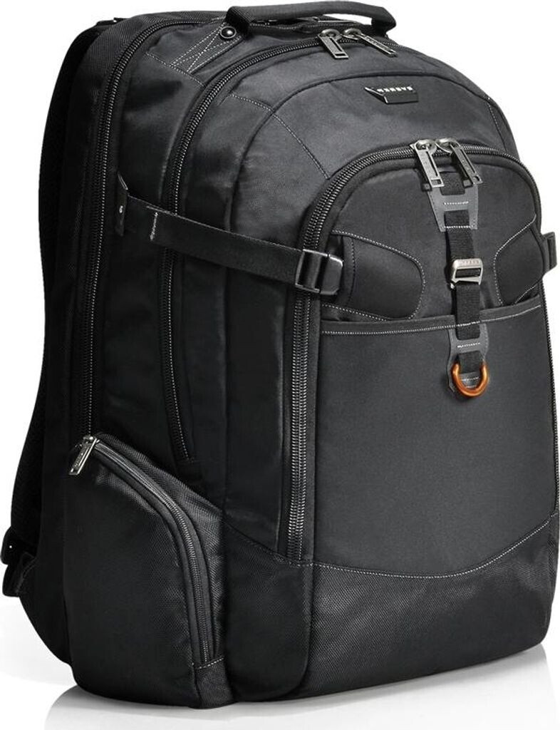 Sac à Dos à Roulettes EVERKI 123 Pour Ordinateur 15,6" | 3-en-1 Valise Cabine + Sac à Dos + Chariot
