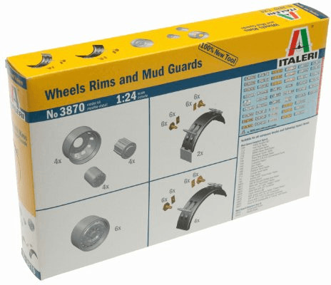 Italeri Jantes et garde-boue (3870)