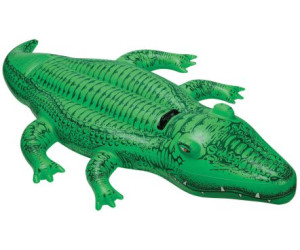 INTEX Reittier aufblasbar kleiner Alligator Wasserspielzeug ca 168 x 86 cm 