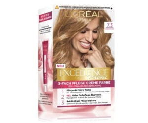 L Oreal Excellence Creme 7 3 Haselnuss Blond Ab 9 95 Preisvergleich Bei Idealo De L'oreal excellence creme permanent hair dye cream with new protective technology. eur