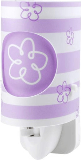 Dalber Veilleuse LED fleur violette (63191L)