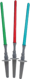 Dekoback Sabres Lasers Déco pour Gateau 12