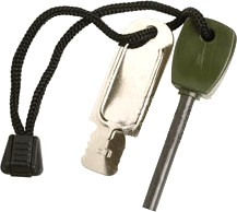 Mil Tec Pierre à feu en acier petite taille