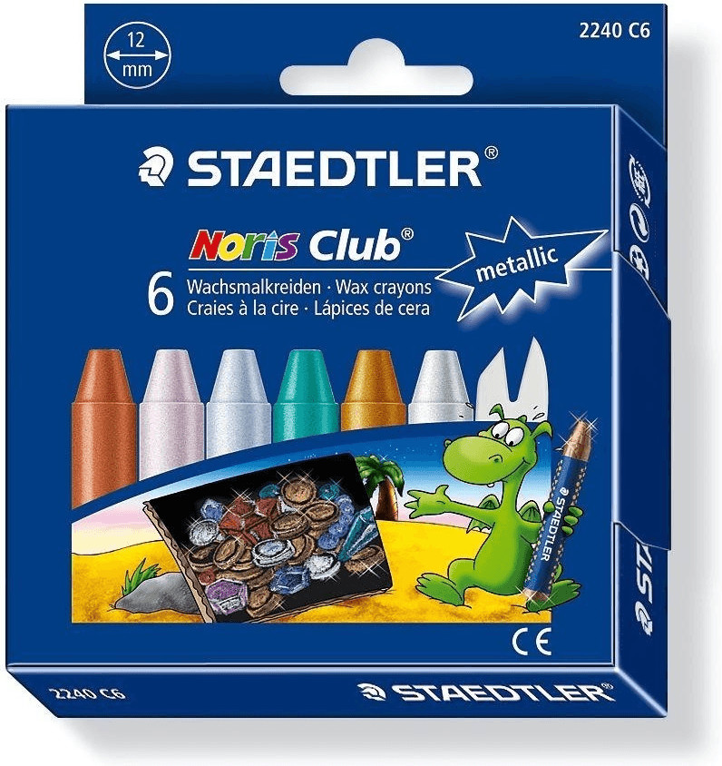 Staedtler Noris Club - 6 crayons de cire (2240)