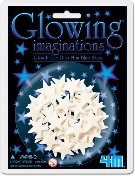 4M Glow Mini-Stars / Bleu (00-05231)