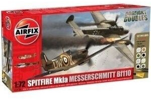 Airfix Dogfight Double Spitfire Mk1A & BF110C/D (A50128)
