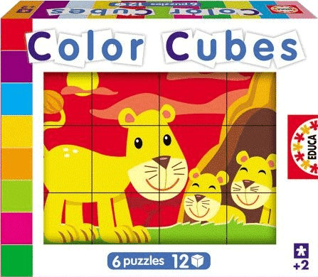 Educa Borrás Puzzle cubes maman & ses petits