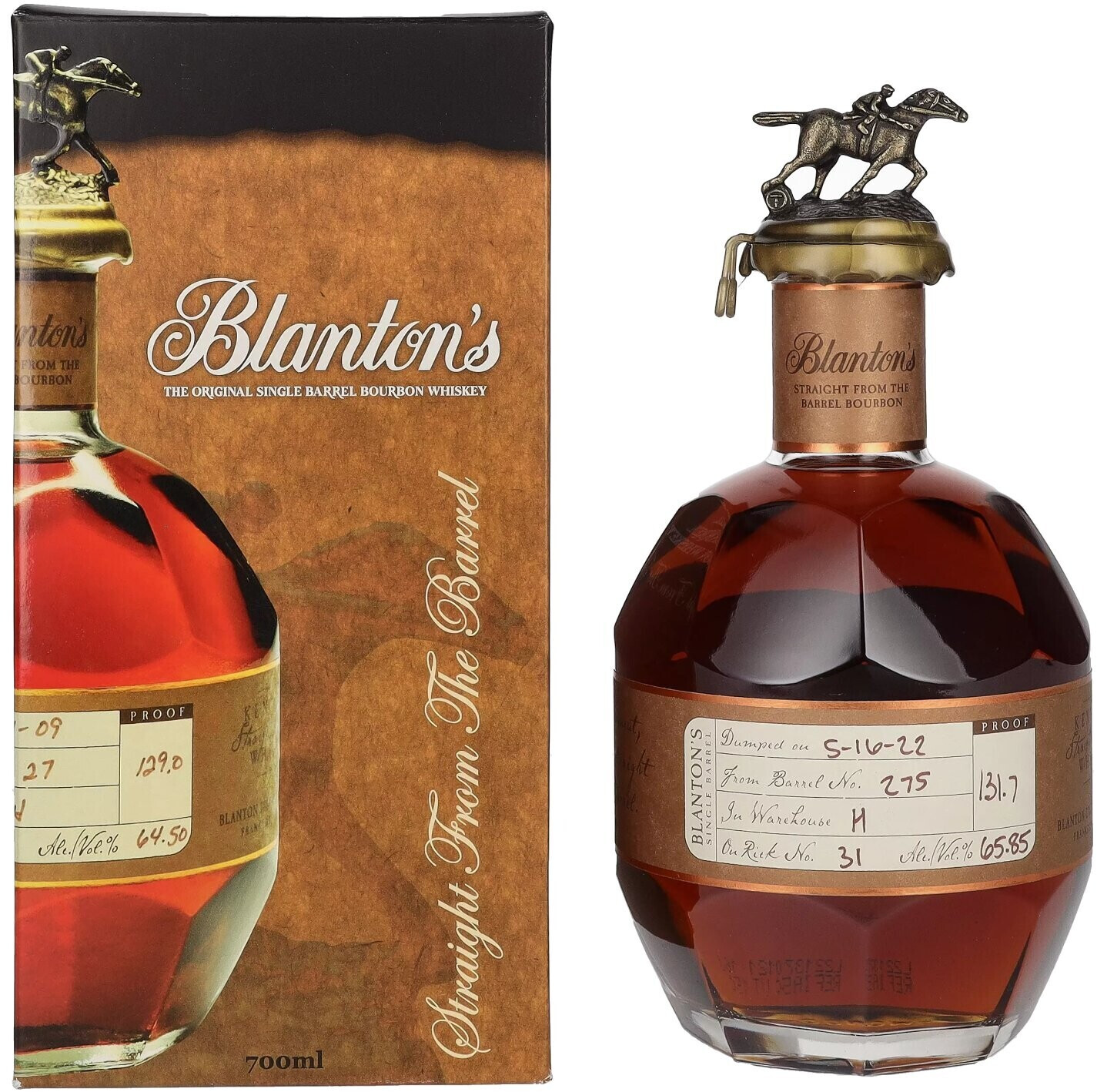 Blanton's Straight from the Barrel 0,7 L 64,8 %