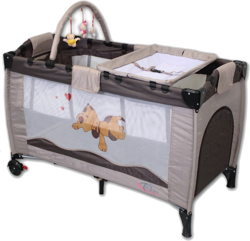 TecTake Lit pliant coffee