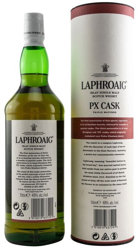 Laphroaig PX Cask 1l 48% ab € 74,95 | Preisvergleich bei