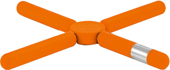 Blomus Dessous de plat en silicone pliable Knik orange