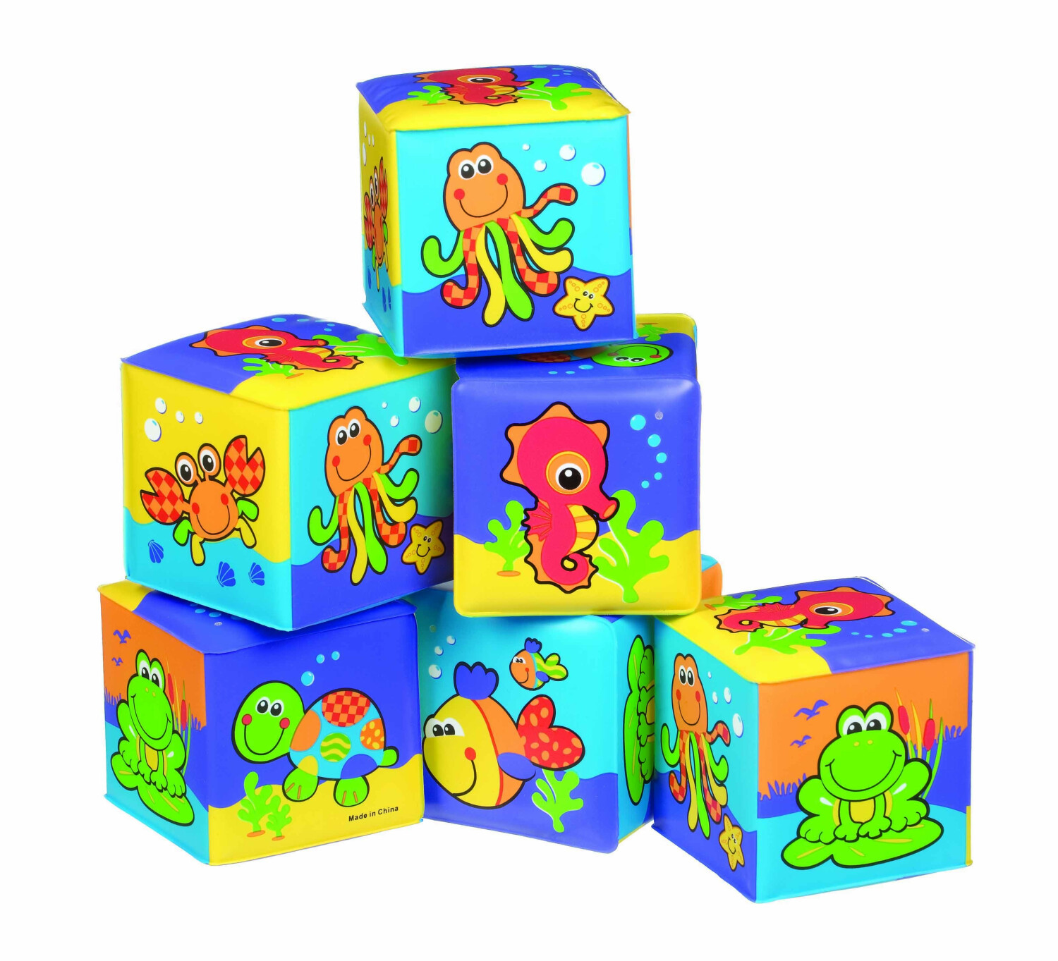 Playgro 6 Cubes de bain