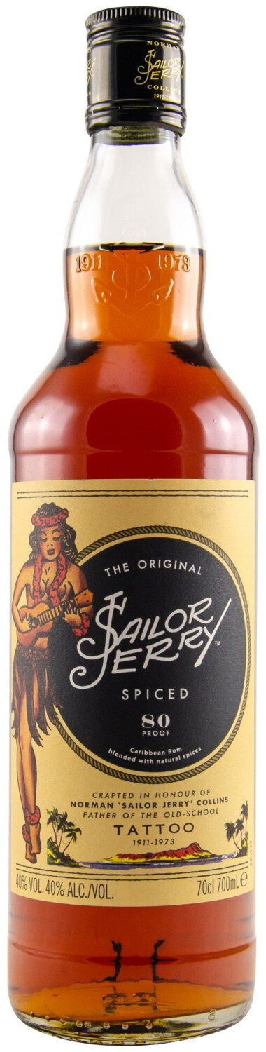 Sailor Jerry Spiced Caribbean Rum 40% 0,7l