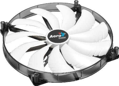 Aerocool Silent Master LED white 200mm