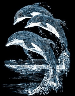 OZ International Scraper argent dauphins (PPSF13)