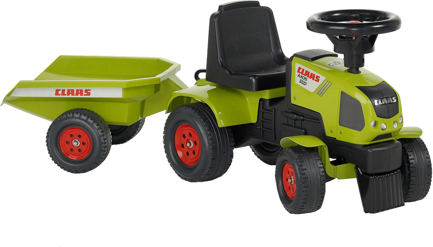 Tractor a pedales claas axos con pala best sale excavadora y remolque