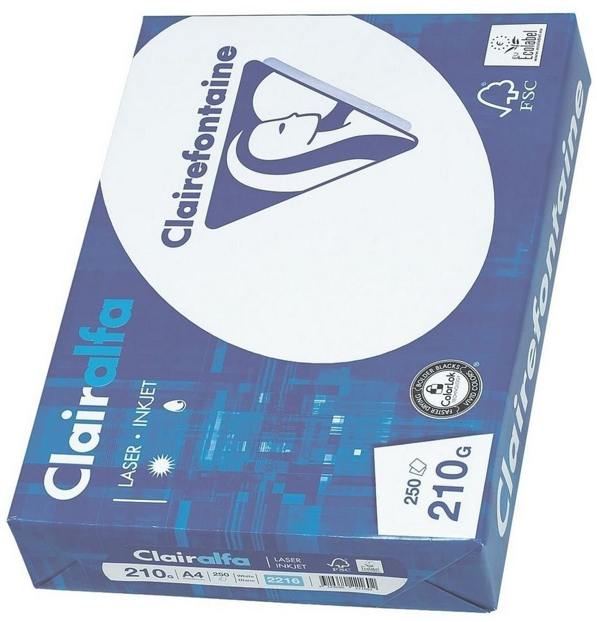 Clairefontaine - Ramette papier A4 - DCP Inkjet - 160 g - JPG