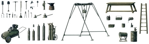 Italeri Atelier de campagne (419)