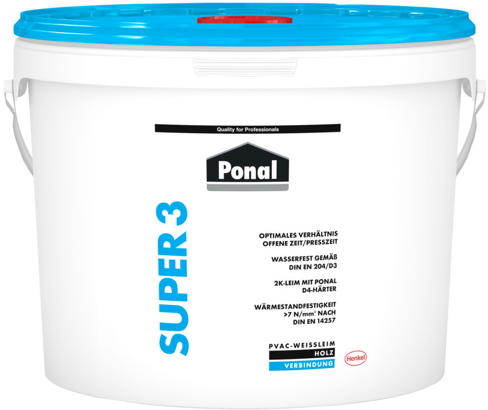 Ponal Colle à bois imperméable Super 3 (10 kg)