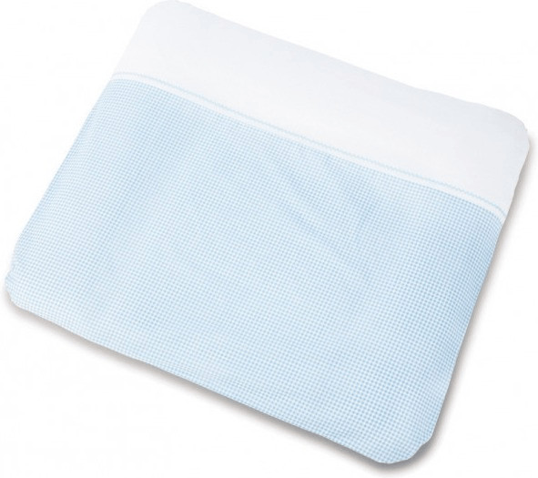 Pinolino Housse pour matelas à langer (vichy bleu)