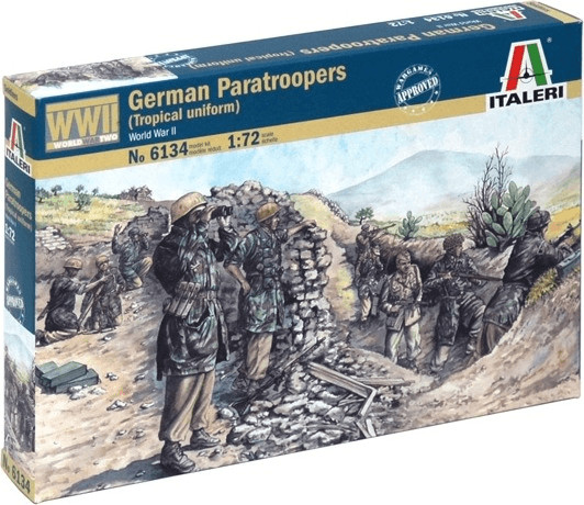 Italeri Parachutistes allemands en uniforme tropical (6134)