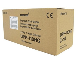 Rouleaux de papier thermique Sony UPP-110HG (x 10)