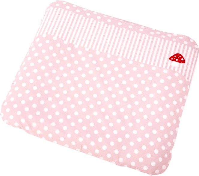 Pinolino Housse pour matelas à langer (champignon rose)