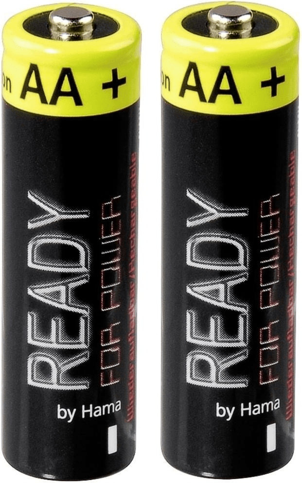 Hama Ready4Power 2x AA Mignon Akku 1,2V 2400 mAh (87096)