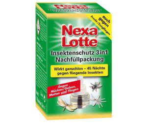 Nexa Lotte Protection insectes 3 in1 Starterset 3 Nachfüller 1 électro-évaporateur 