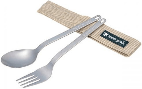 Snow Peak Titanium Fork & Spoon Set