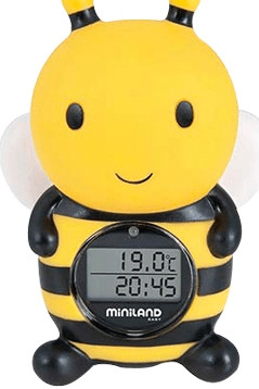 Miniland Thermomètre de bain et d'ambiance abeille