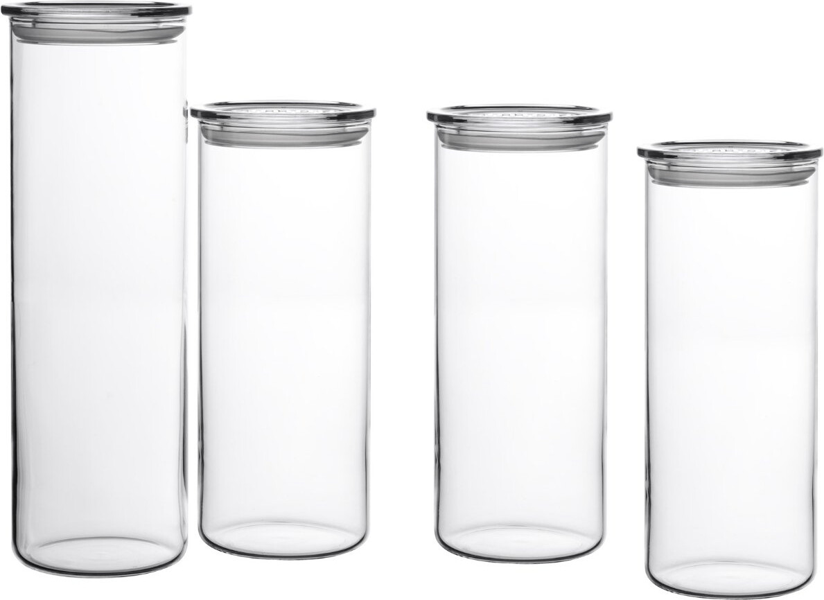 Bohemia Cristal Bocaux de conservation Simax (4 pièces)