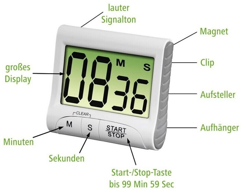 Xavax Minuteur Countdown