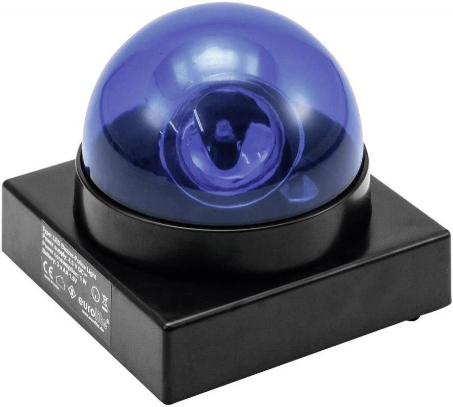 Eurolite LED Buzzer gyrophare bleu