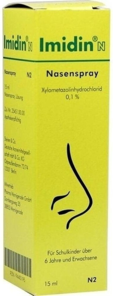 Imidin N Nasenspray 15 Ml Online Kaufen