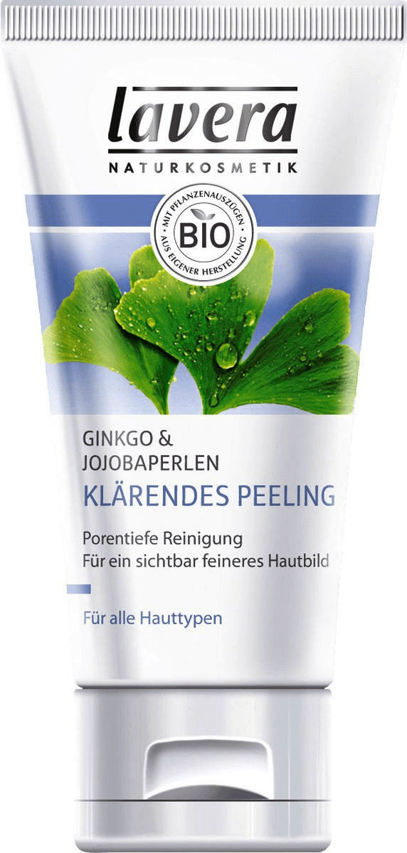 Lavera Gommage purifiant ginkgo et perles de jojoba (50 ml)
