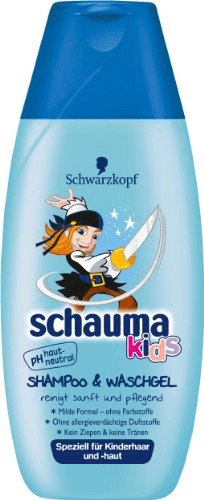 Schwarzkopf moussea Kids Shampoo and Washgel Jungs
