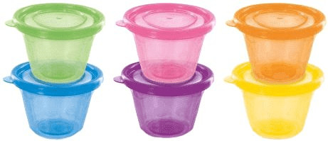 Remond 6 petits pots avec couvercles